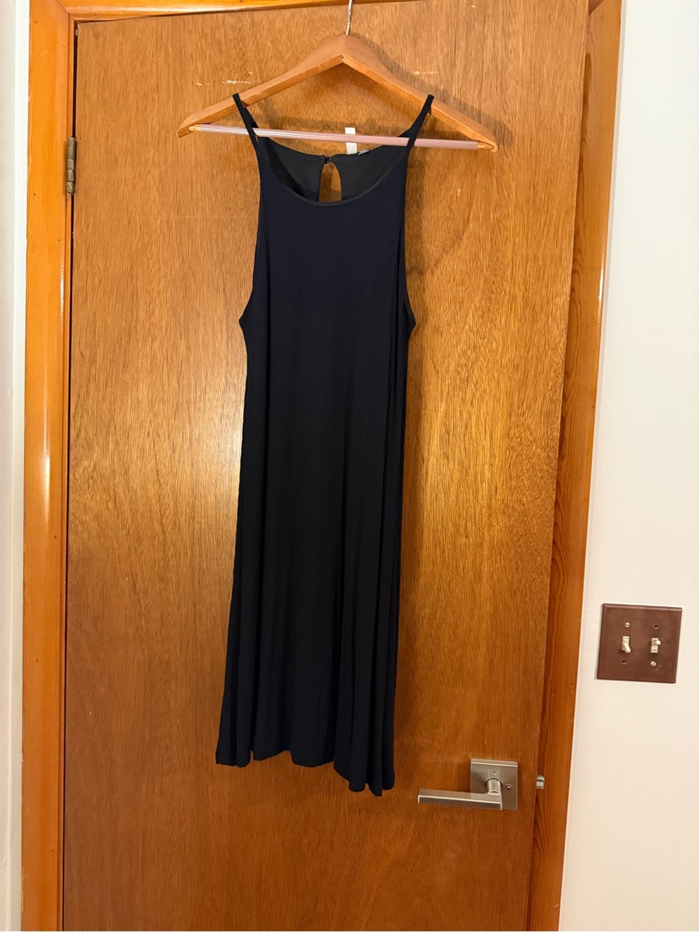 RD Style Black Sleeveless Above the knee Swing Dress